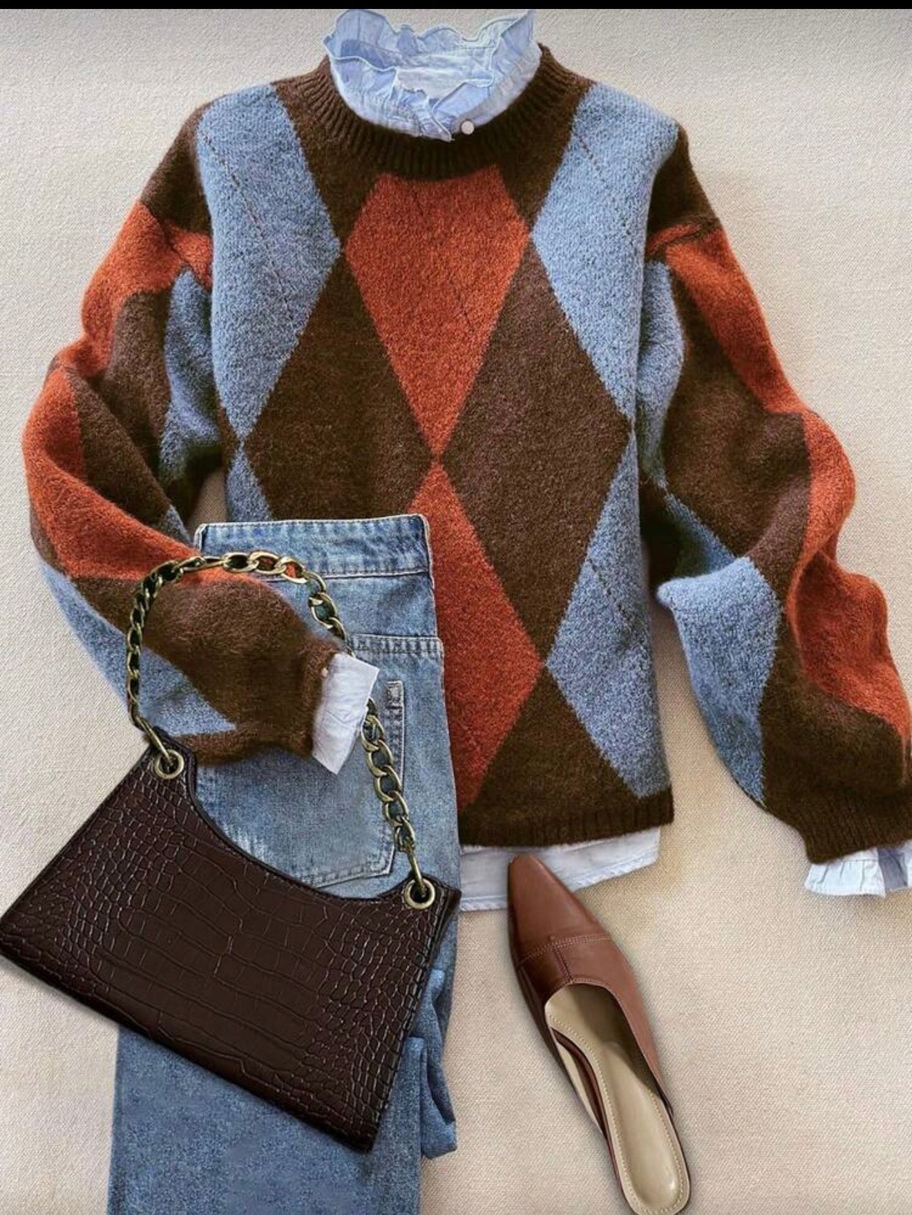 Suéter Argyle "Heritage"