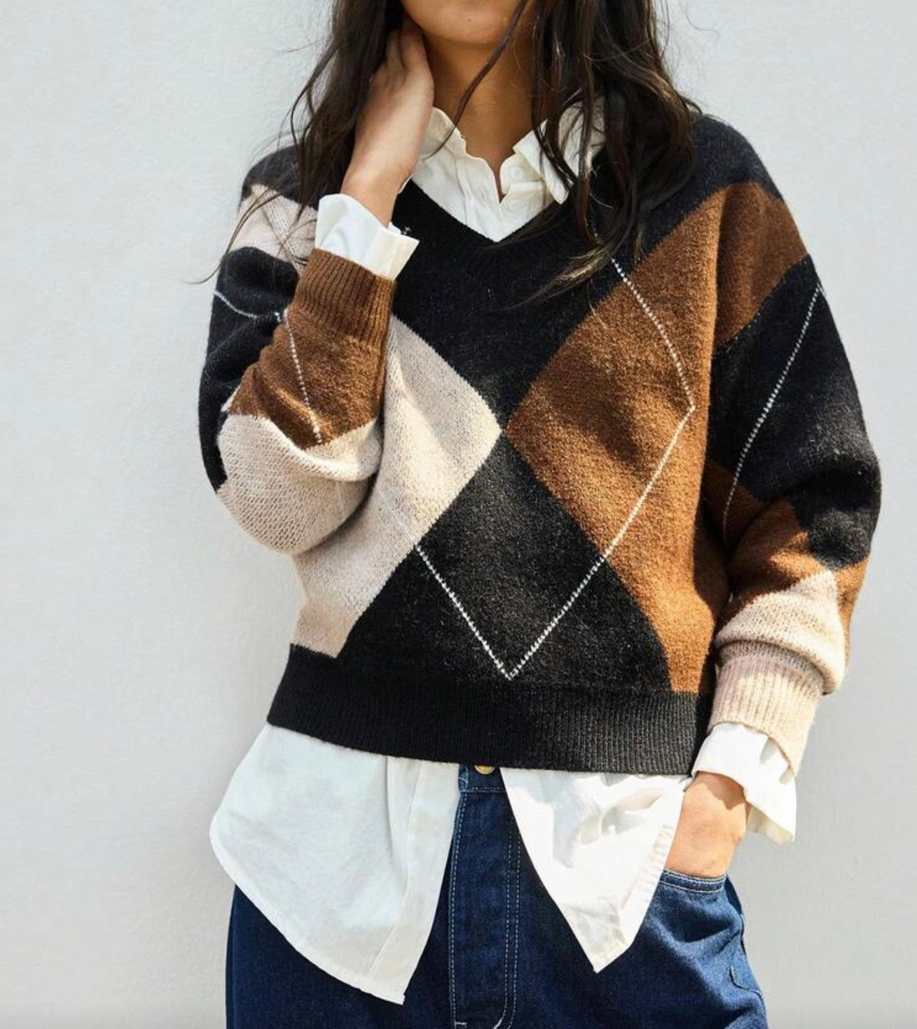 Sueter estampado Geometrico