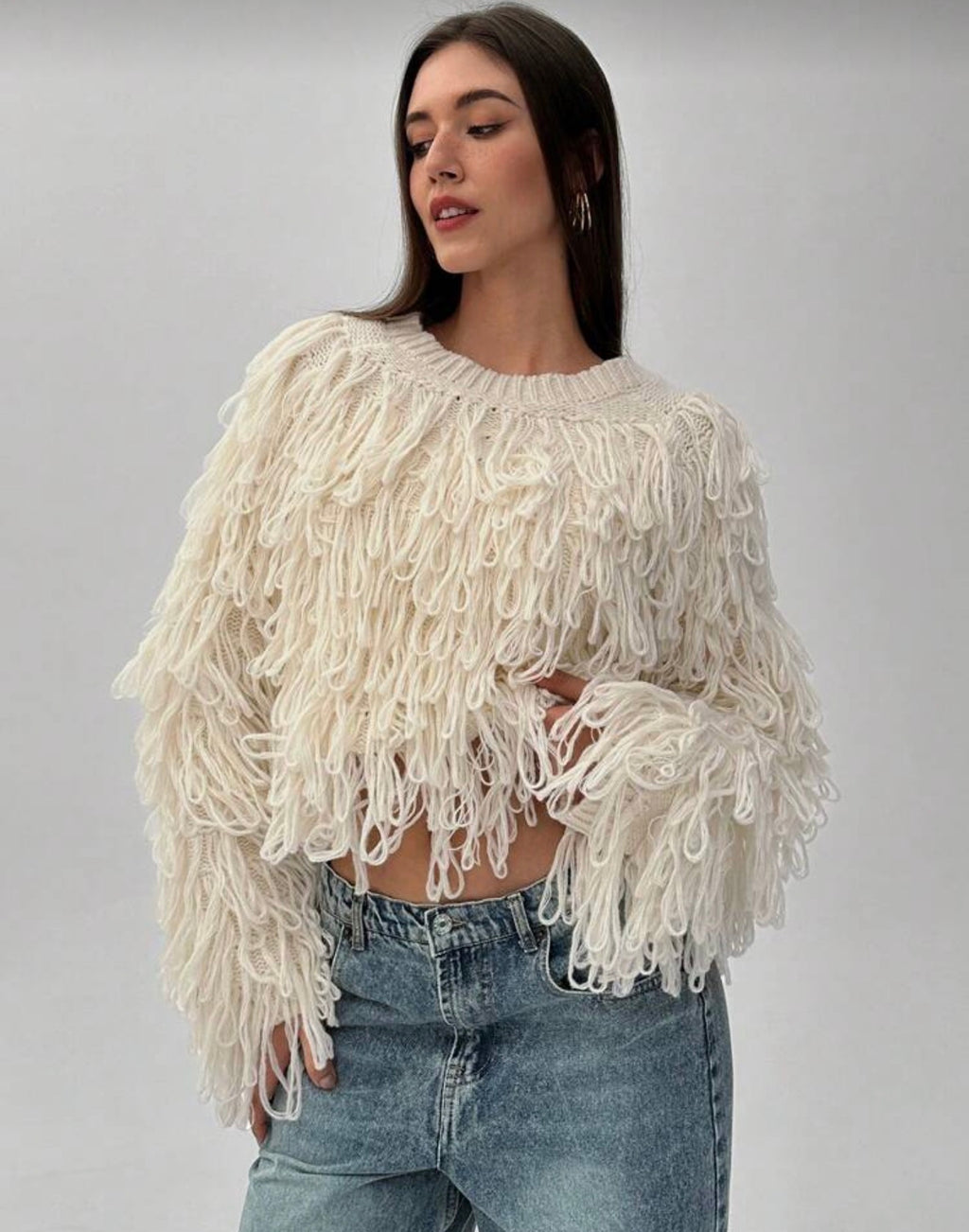 Suéter Shaggy Cream