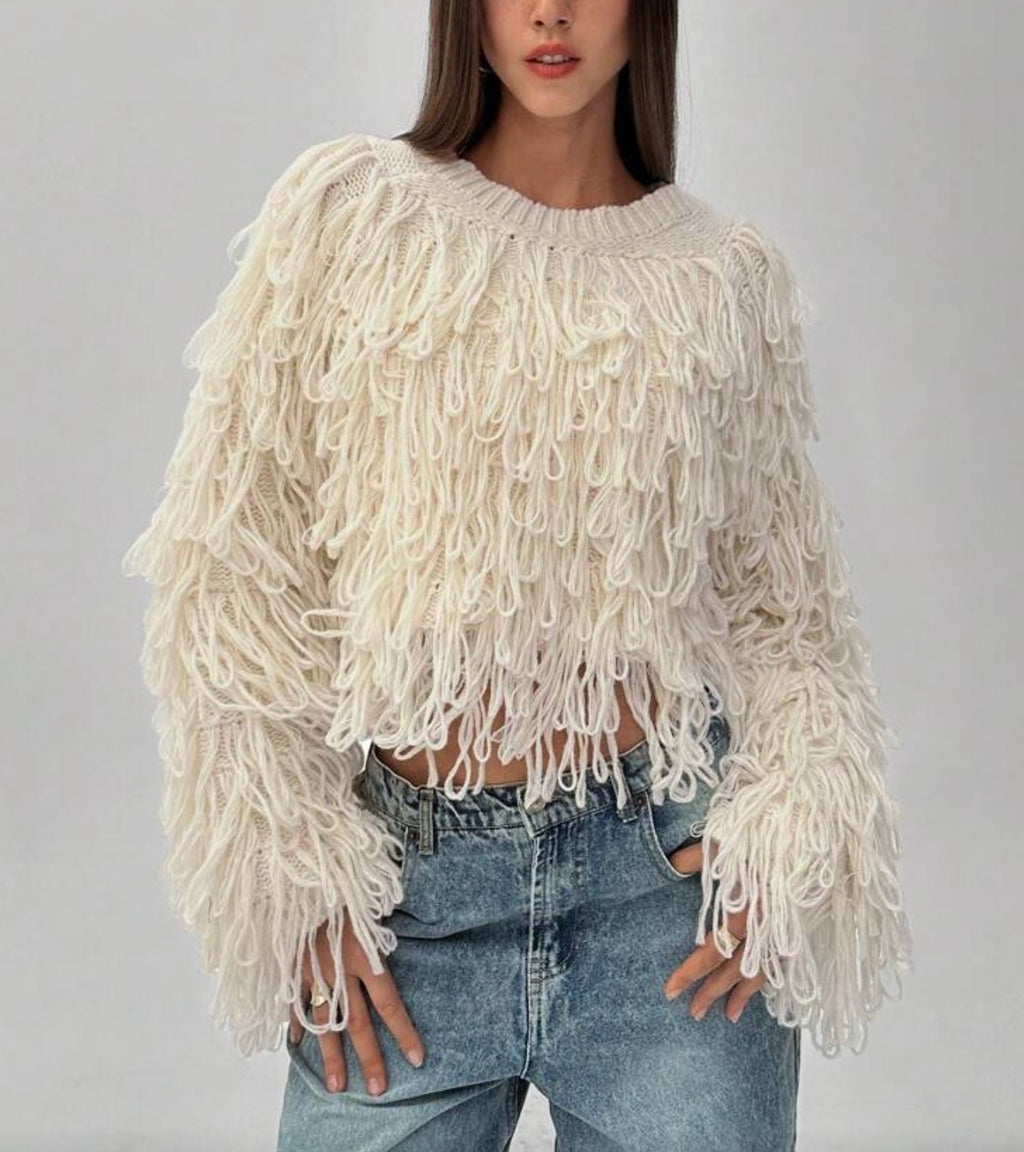 Suéter Shaggy Cream