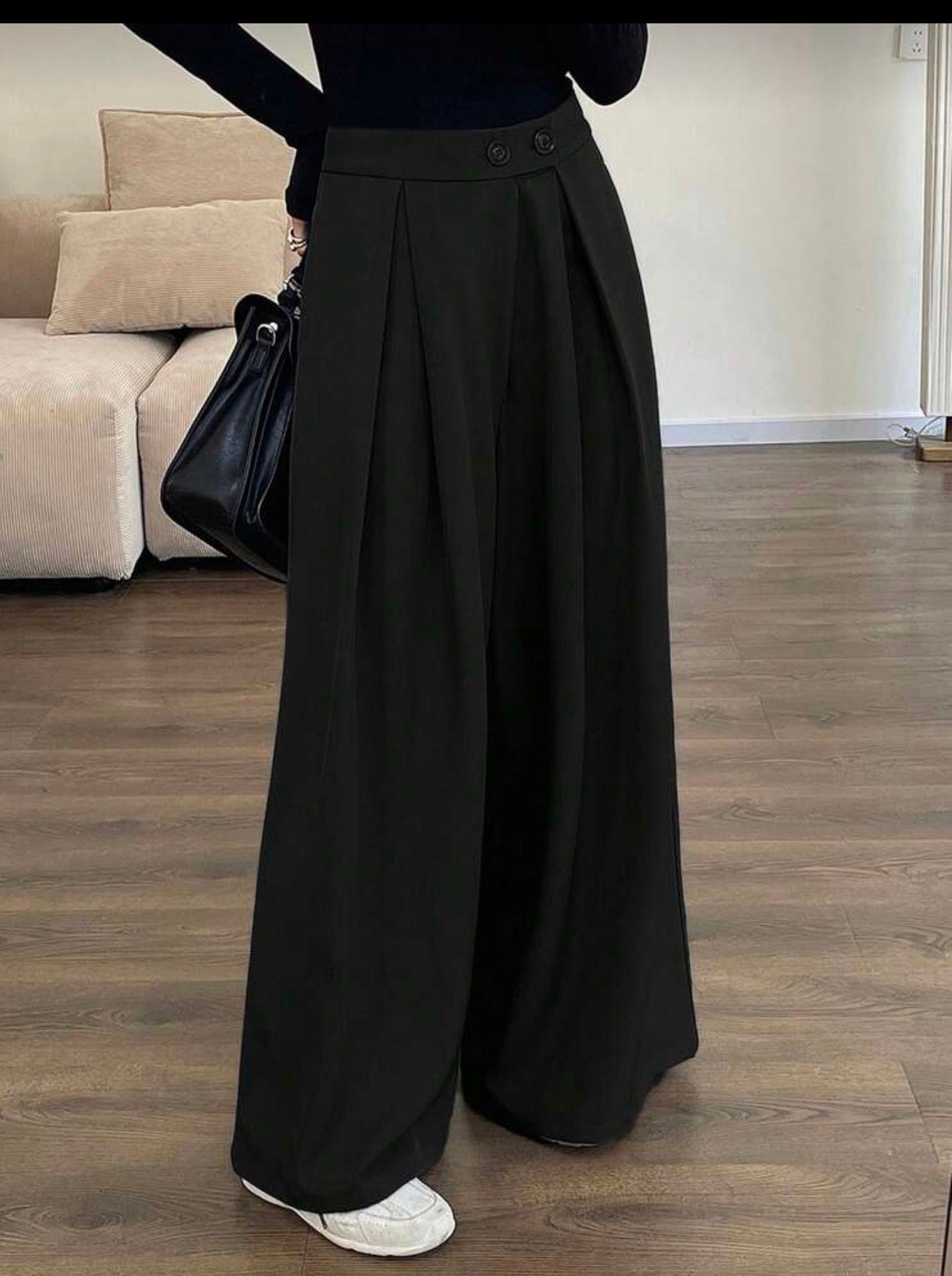 Pantalón con cintura alta