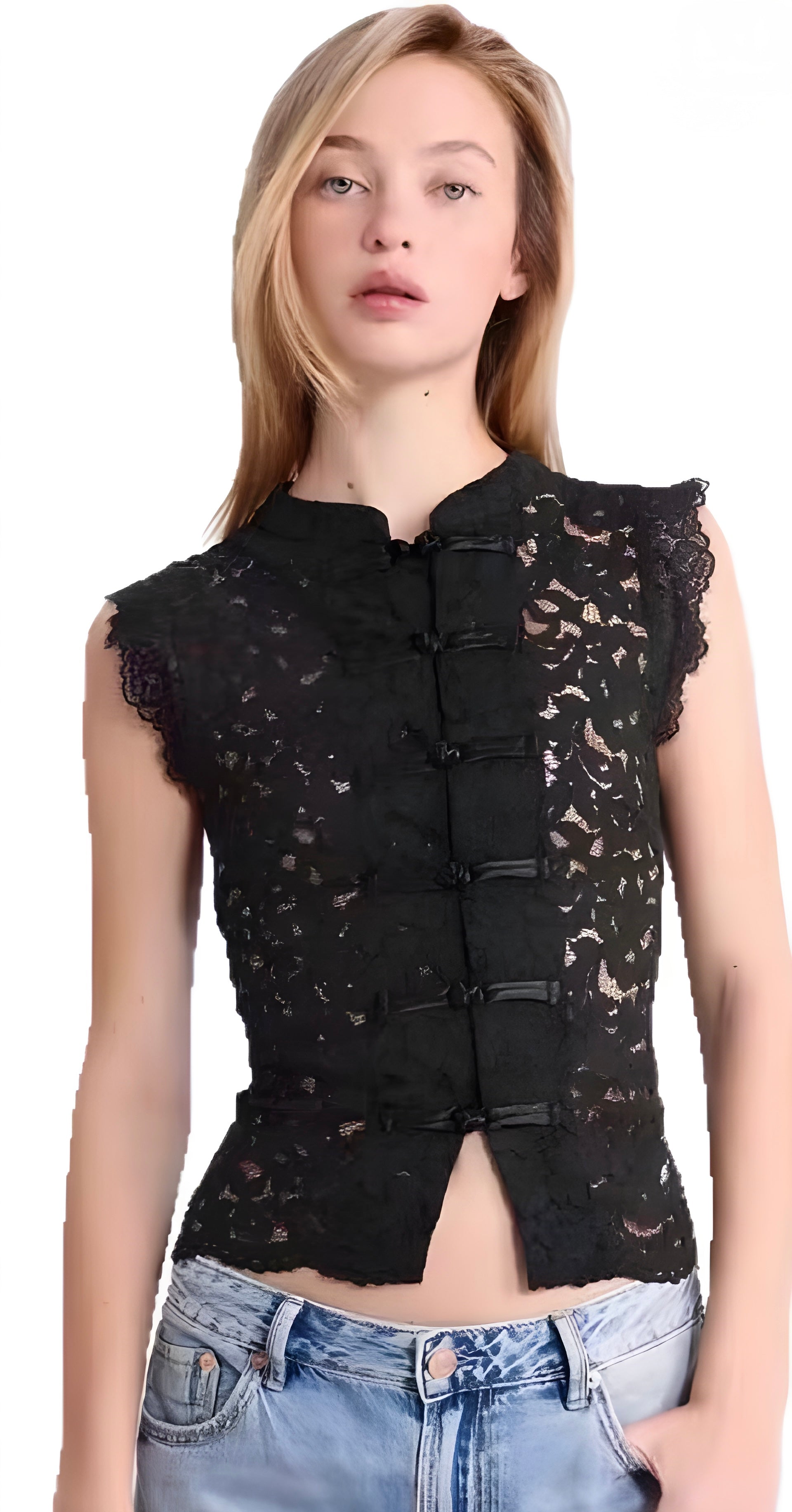 Blusa Noir Lace