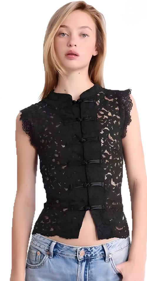 Blusa Noir Lace