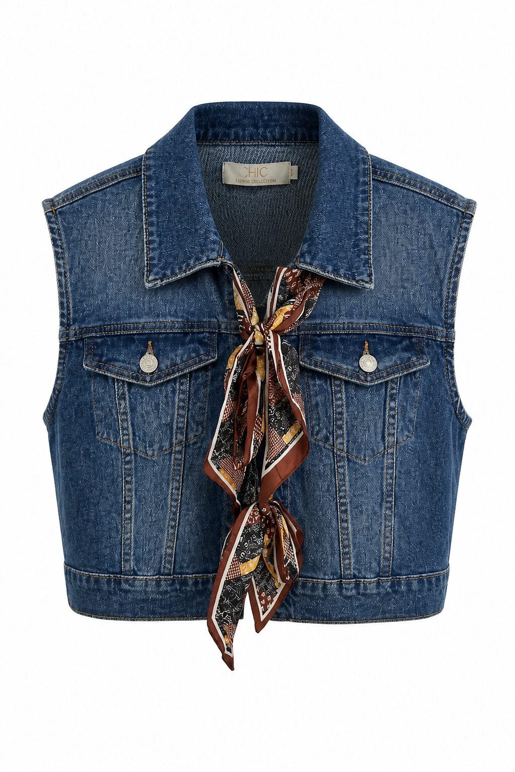 Chaleco Denim Boho